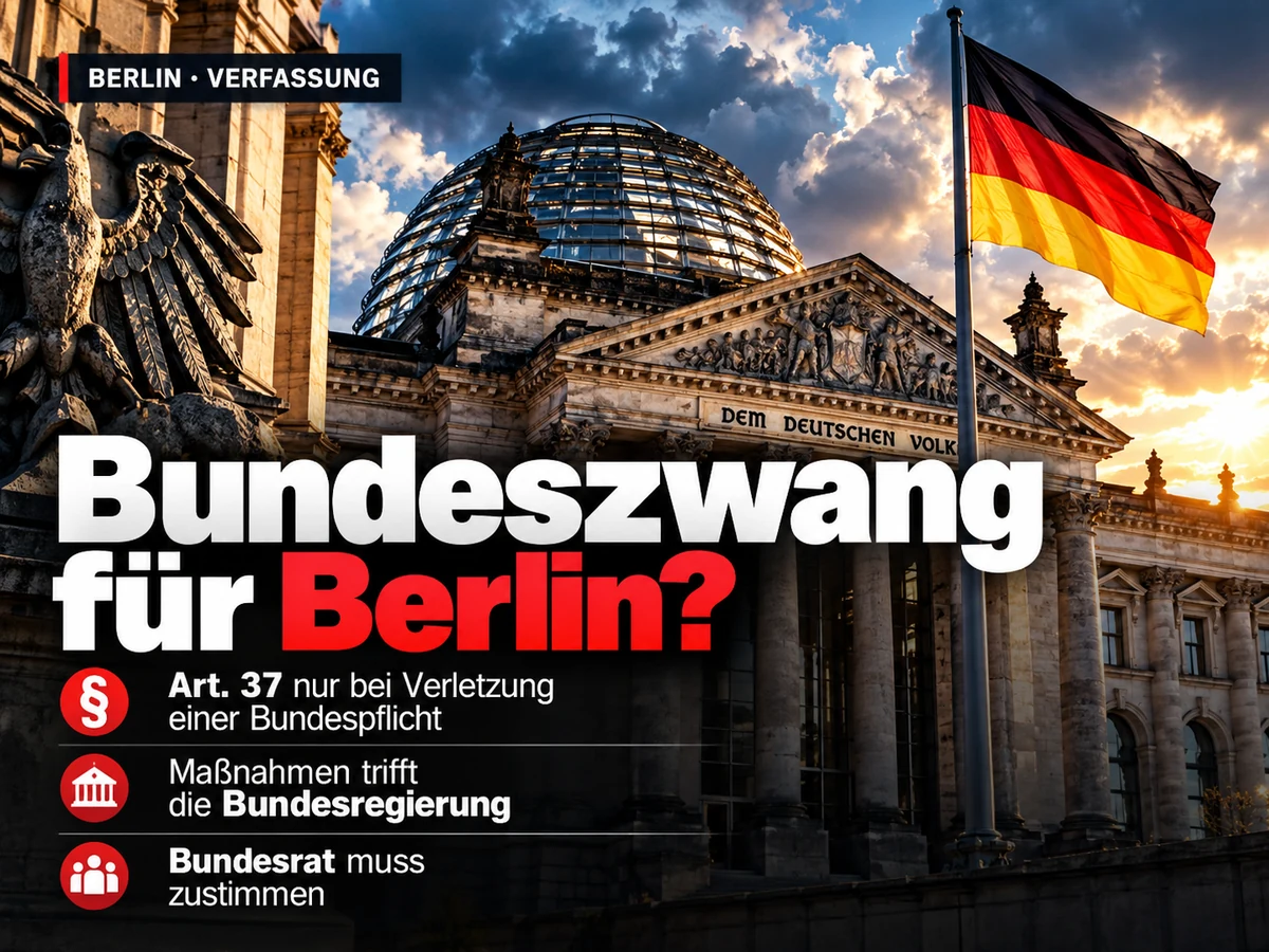 Bundeszwang nach Artikel 37 des Grundgesetzes