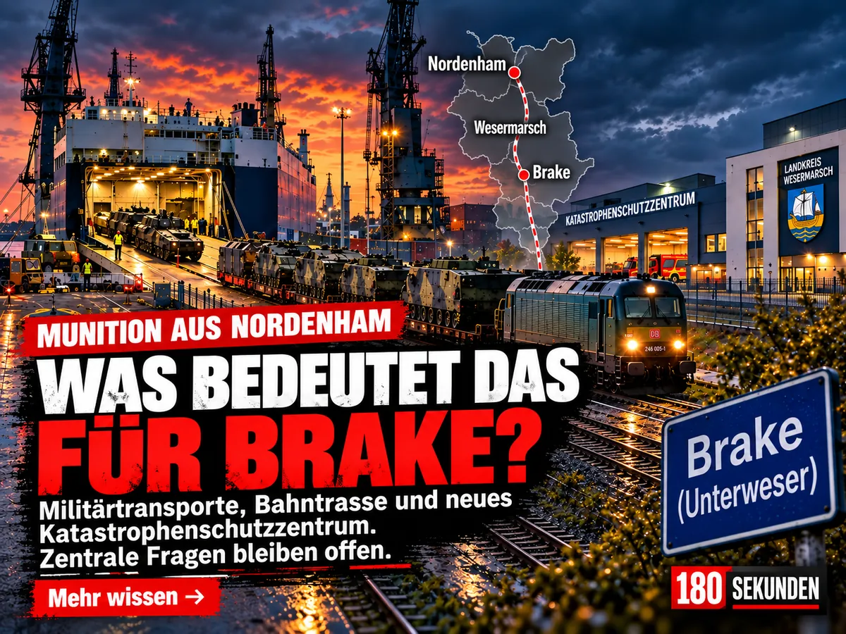 Munition aus Nordenham: Was bedeutet das für Brake?